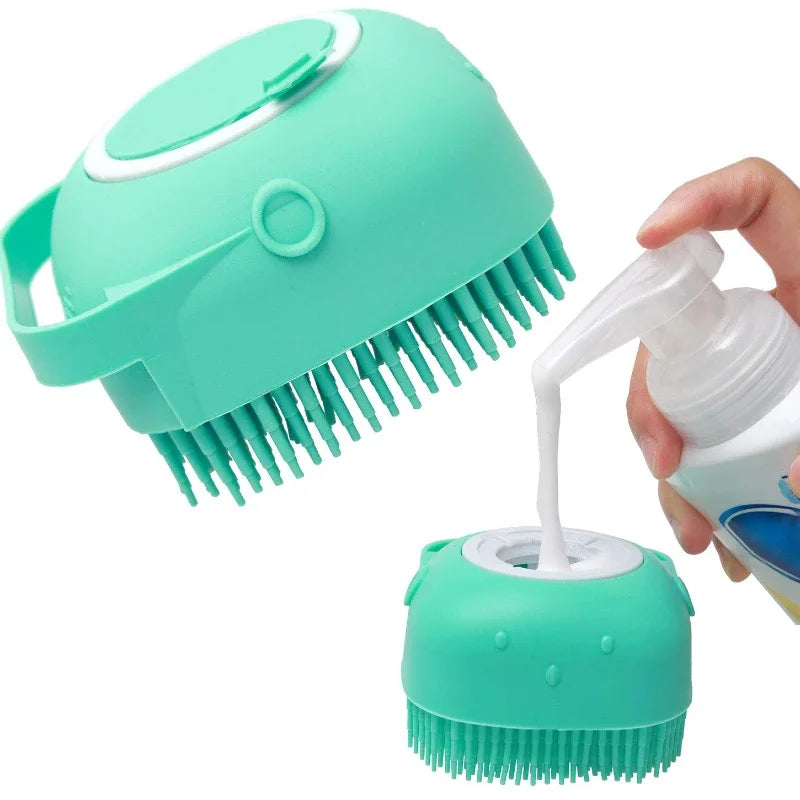 Pet Dog Shampoo Brush 2.7